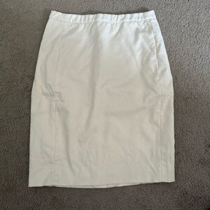 J. Crew off white pencil skirt